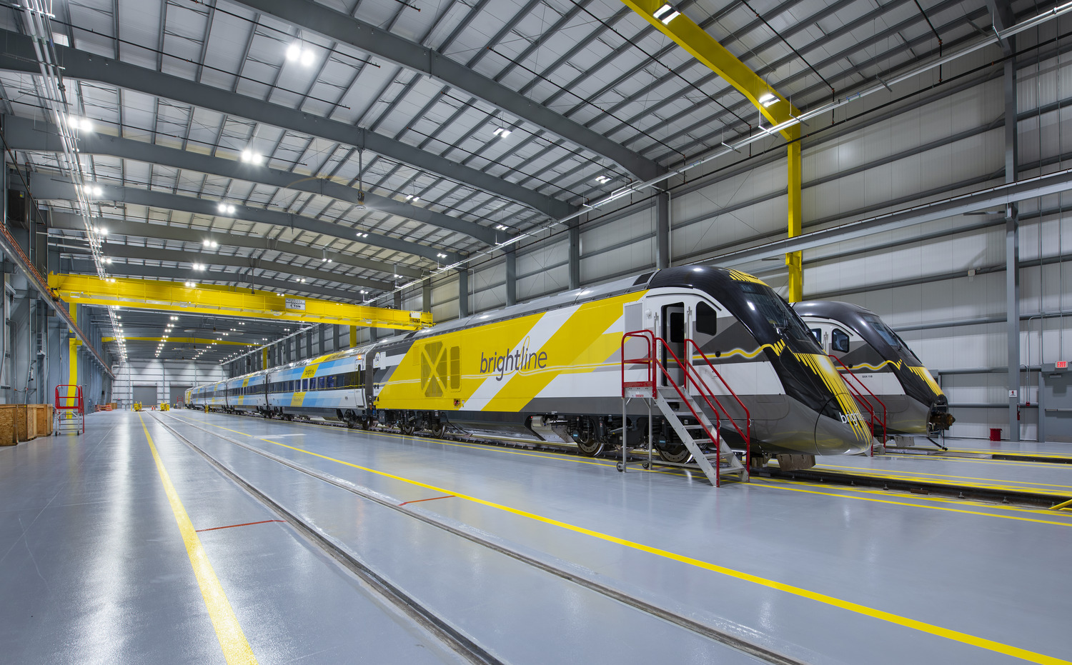 Brightline Vehicle Maintenance Facility Interior